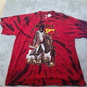 METALLICA Unforgiven ONE OF A KIND TIE DYE T-Shirt Officially Licensed 3XL New